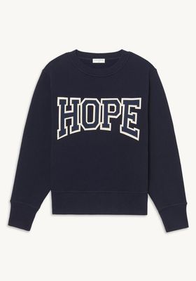 Organic Sweatshirt With Lettering from Sandro