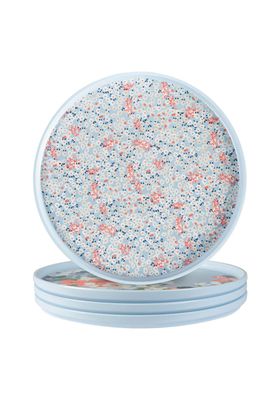 Blue Floral Melamine Dinner Plates from Joules
