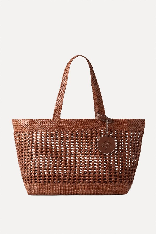 Large Woven Leather Tote from Mulberry 