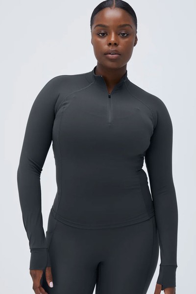 Ultimate Long Sleeve Quarter Zip Top from Adanola