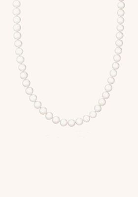 Silver Freshwater Cultured Pearl Necklace 