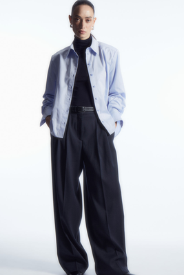 Wide-Leg Tailored Wool Trousers from COS