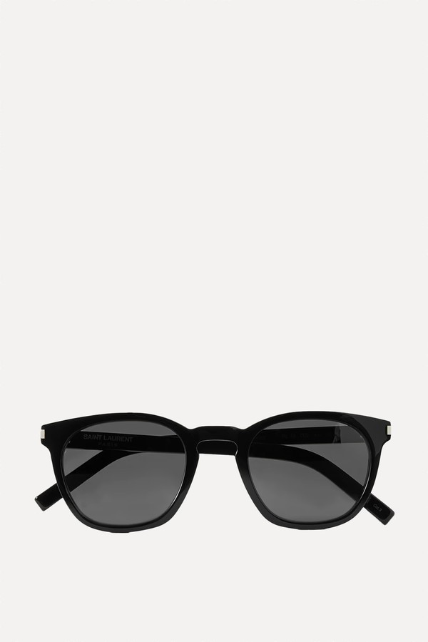D-Frame Recycled-Acetate Sunglasses from Saint Laurent Eyewear