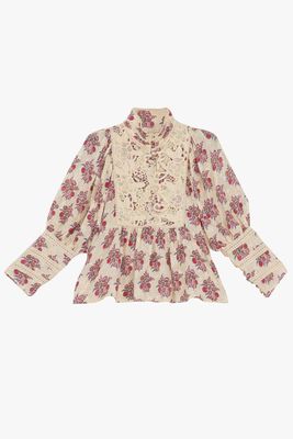 Jacquard Lace Blouse from By Timo