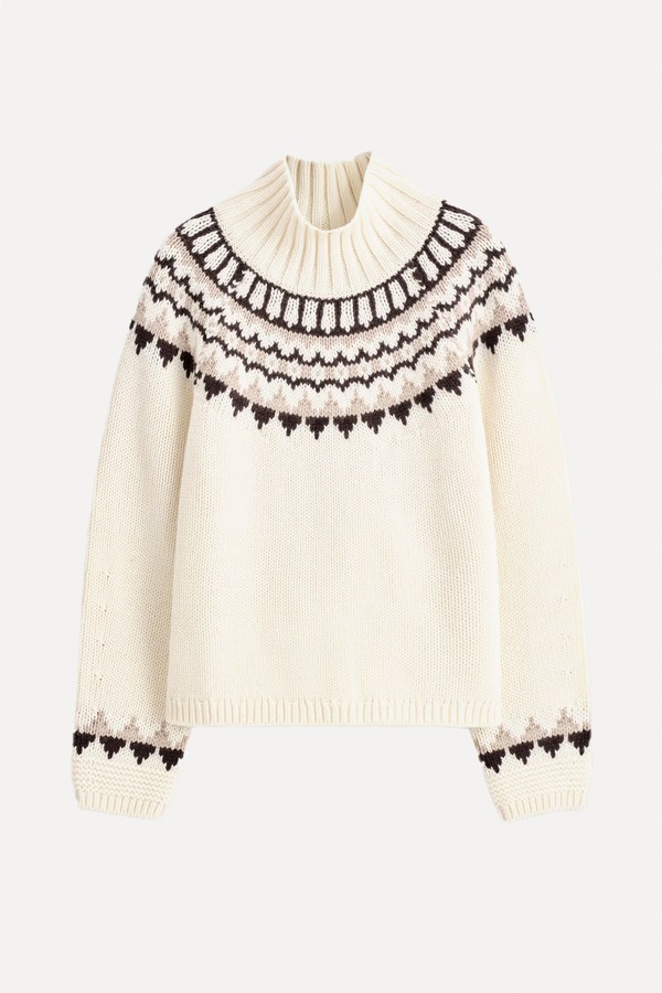 Fair Isle Wool-Cashmere Jumper from COS