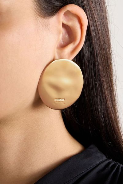 Gold-Tone Earrings from Jil Sander