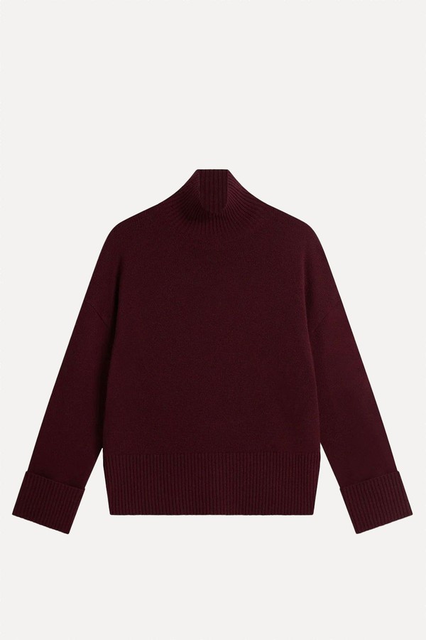 Cashmere Merino High Neck Jumper from Cashmere Merino High Neck Jumper, £140 (Was £175) | Rise & Fall