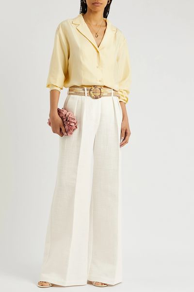 Devi Wide-Leg Cotton Trousers from Zimmermann