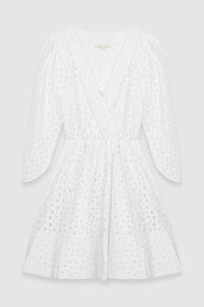 White Lace Dress from Maje