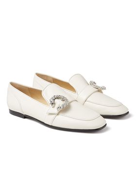 Latte Nappa Leather Loafers from Jimmy Choo