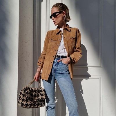 Swinging Into Suede Coats - Sydne Style