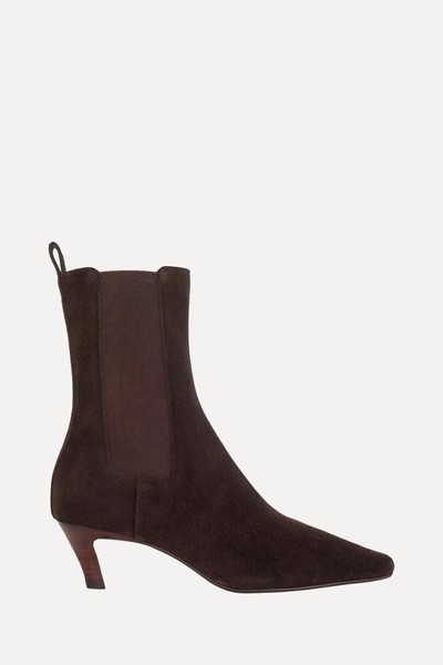 Odele Heeled Suede Chelsea Ankle Boots from Dune