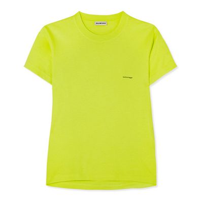 Printed Cotton Jersey T-Shirt from Balenciaga