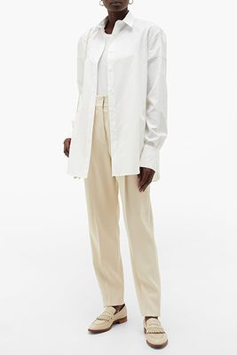Oversized Organic Cotton-Poplin Shirt from Another Tomorrow