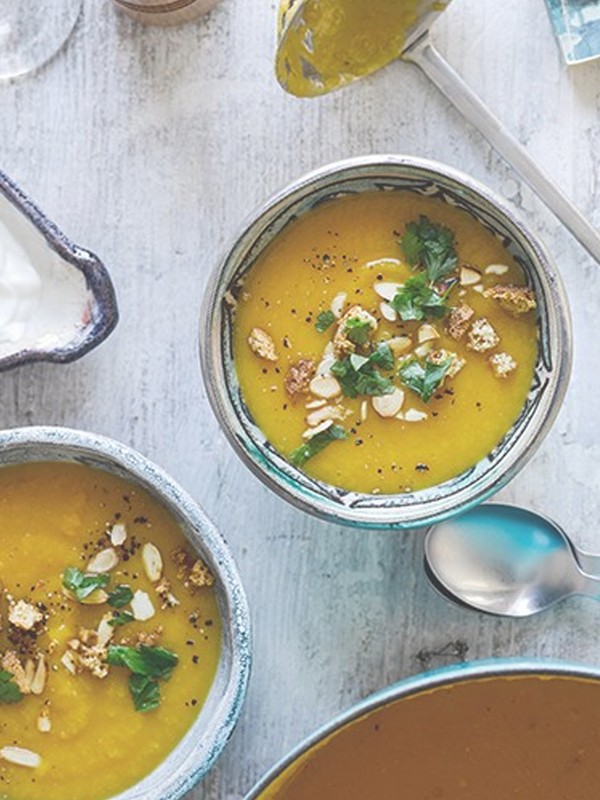 Tipsy Amaretto Squash Soup