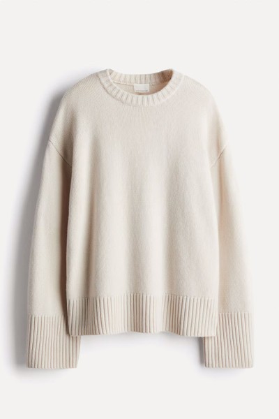 Oversized Cashmere-Blend Jumper from H&M