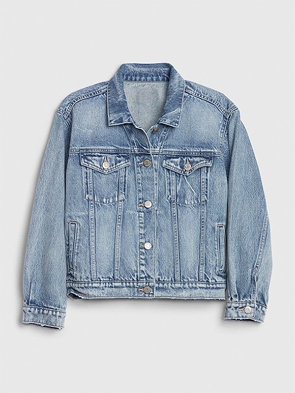 Cropped Icon Denim Jacket