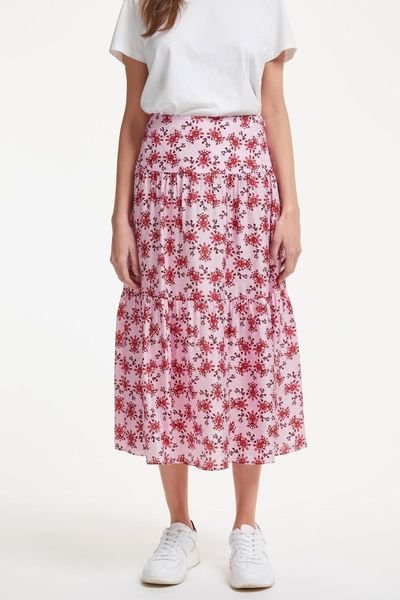 Sylvia Tiered Gathered Maxi Skirt from Cefinn