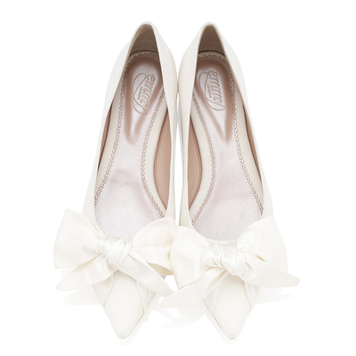 Florence Flat Ivory from Emmy London