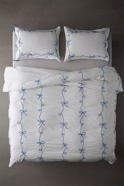 Lacey Bows Duvet Set from Urban Outfitters