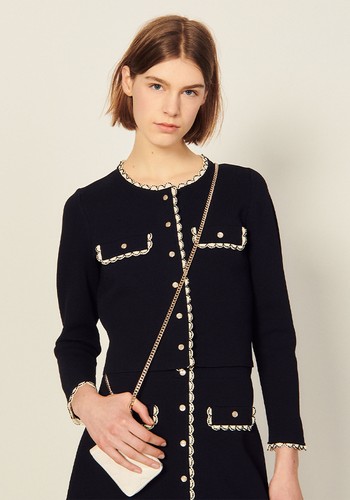 Cropped Cardigan, £249 | Sandro