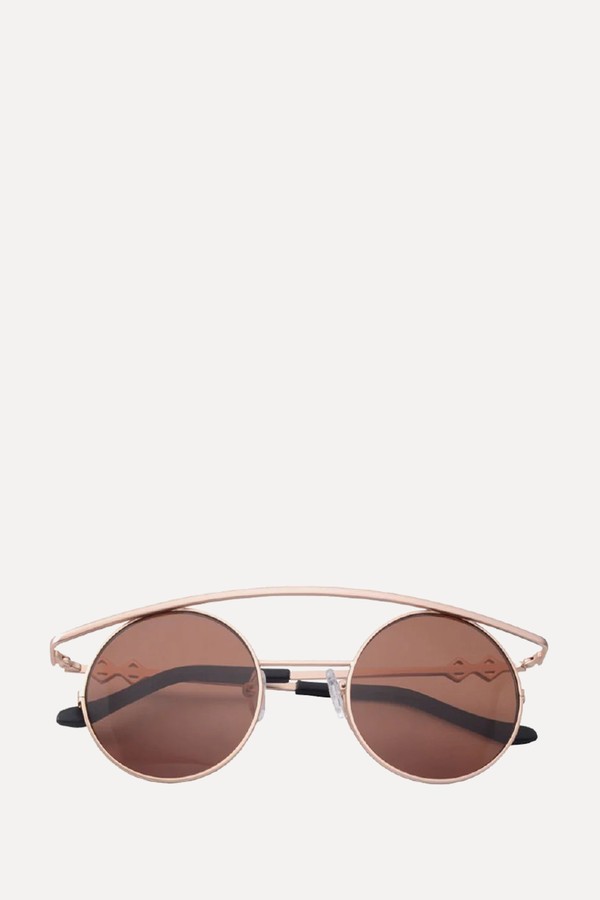 Retro Xl - Brown Sunglasses from Karen Wazen