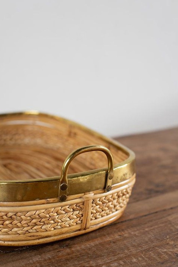 Cane & Brass Bowls & Trays from Soap & Salvation