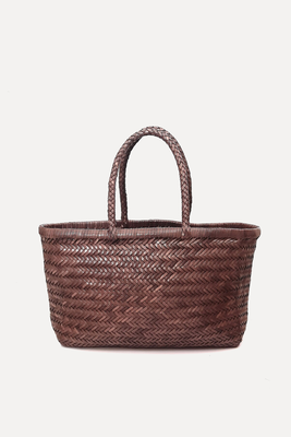 Genuine Leather Hand Woven Tote Bag from ALTICA