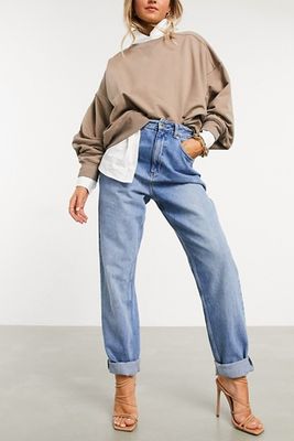 High Rise Slouchy Mom Jeans from Asos Design