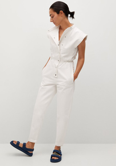 Long Denim Jumpsuit  from Mango