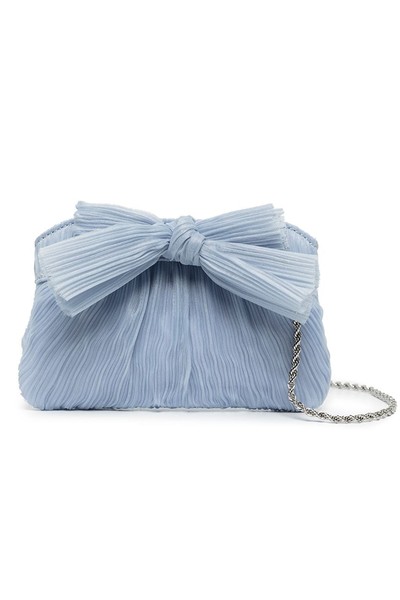 Rochelle Pleated Bow Clutch from Loeffler Randall