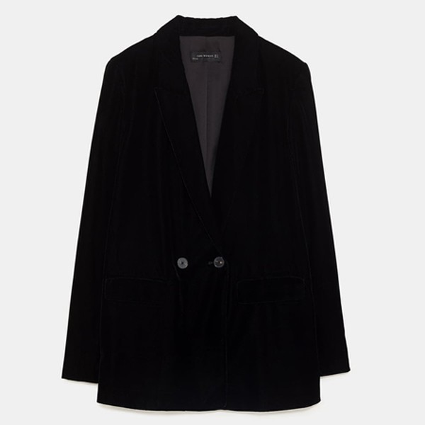 Velvet Blazer from Zara