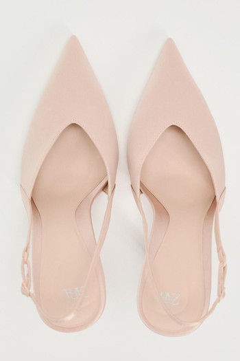 Satiny High-Heel Shoes from Zara