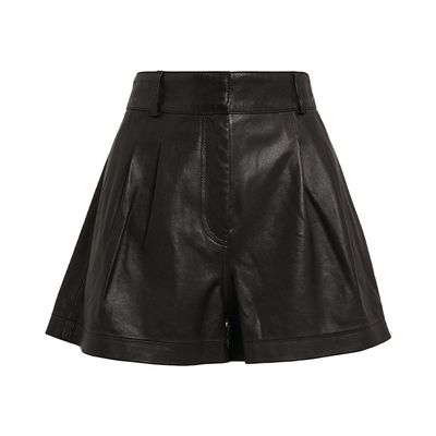 High-Rise Leather Shorts from Frame