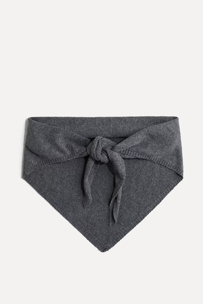 Fine-Knit Triangular Scarf from H&M