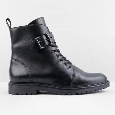 Buxton Leather Ankle Boots from Hush