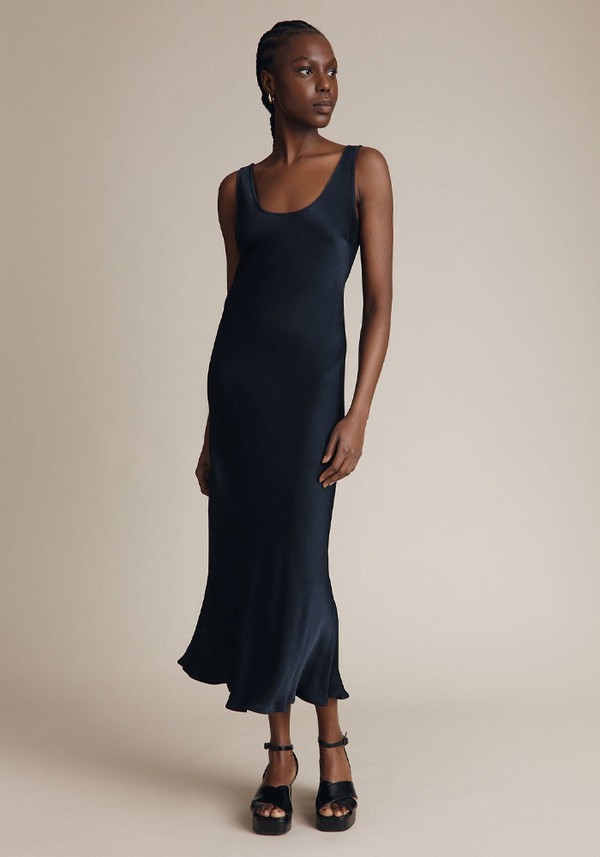 Satin Sleeveless Midaxi Slip Dress from Ghost