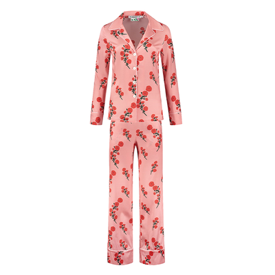 Floral Satin Pajama Set from Bernadette Antwerp
