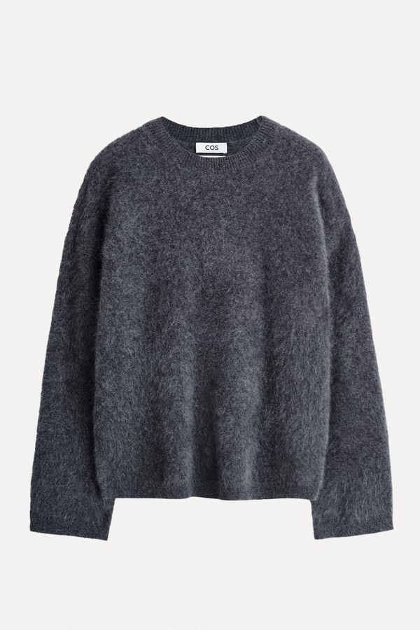 Brushed-Cashmere Crew-Neck Jumper from COS 