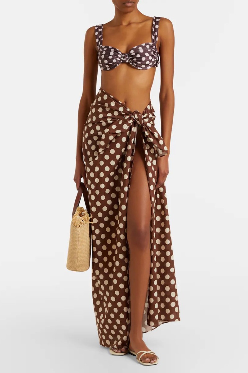 Lomas Polka-Dot Cotton Beach Cover-Up from Faithfull