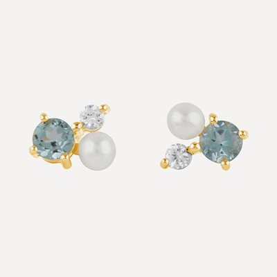 Gem Drop Trilogy Studs from Dinny Hall