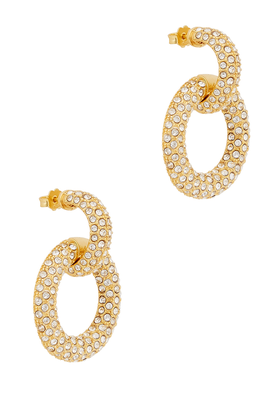 Giovanna 18kt Gold Plated Drop Earrings from Soru Jewellery