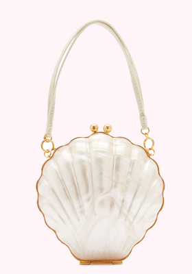 Ivory Shell Clutch from Lulu Guinness