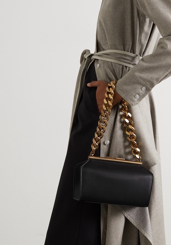 Chain Medium Vegetarian Leather Shoulder Bag from Stella McCartney