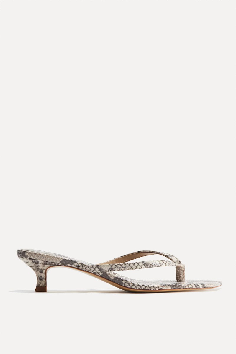 Kitten-Heeled Sandals from H&M