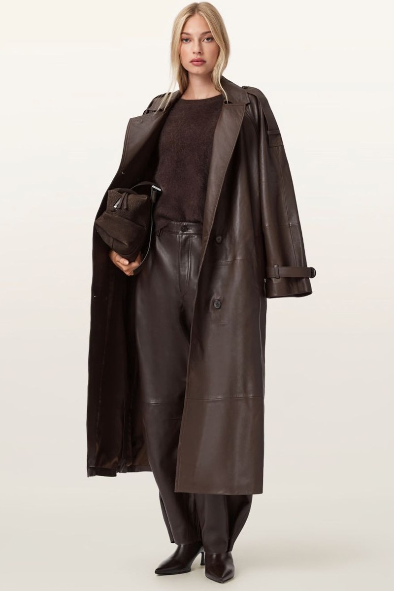 Reed Leather Trench