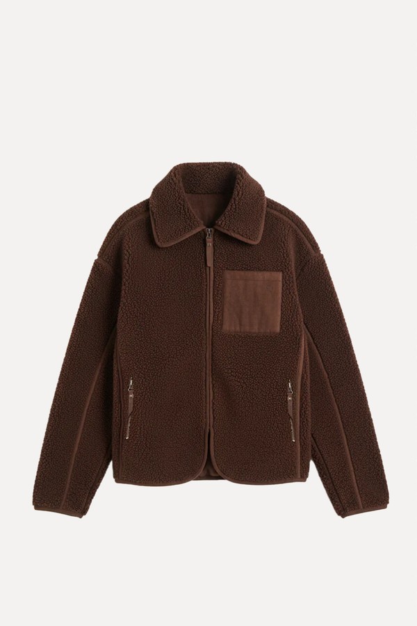 Zara Pocket Detail Zip Fleece Jacket from 4th & Reckless