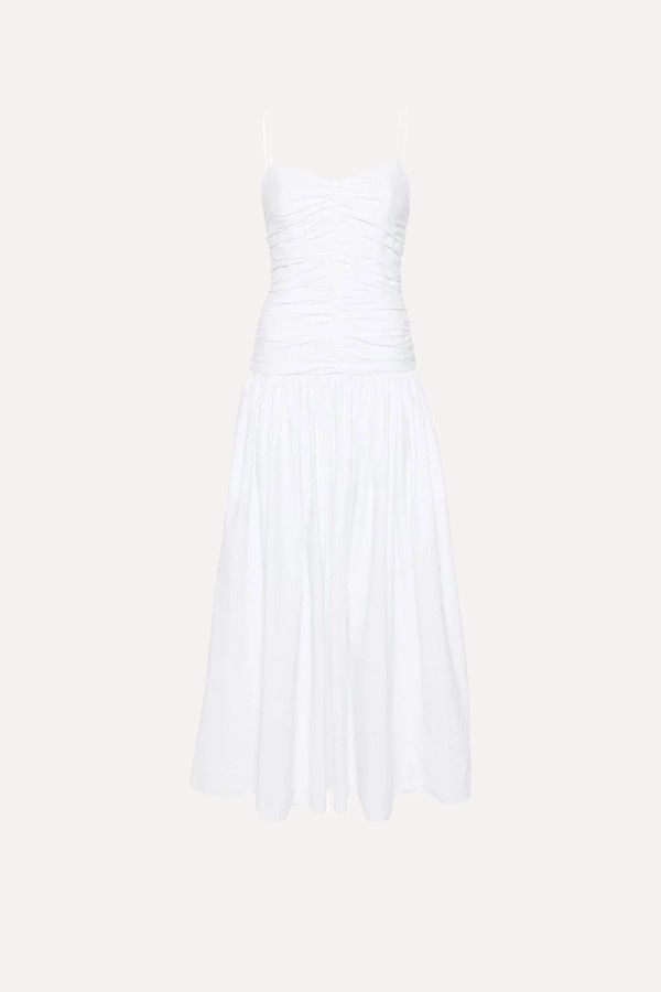 Ruched Cotton Maxi Dress from Matteau