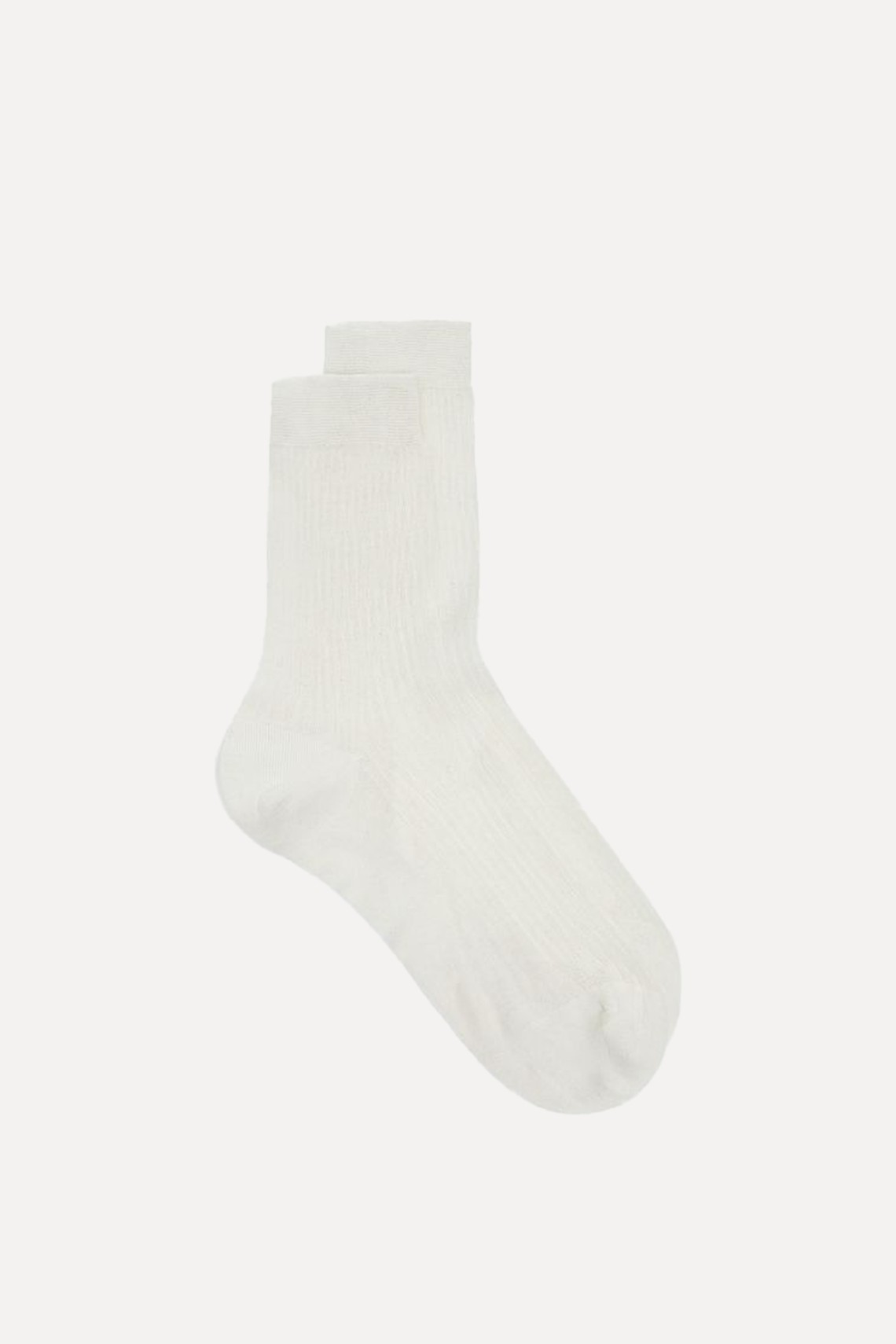 Ribbed Cotton Socks from Mango