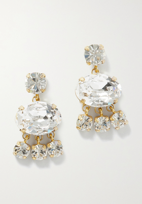 Gold-Tone Crystal Earrings from Roxanne Assoulin